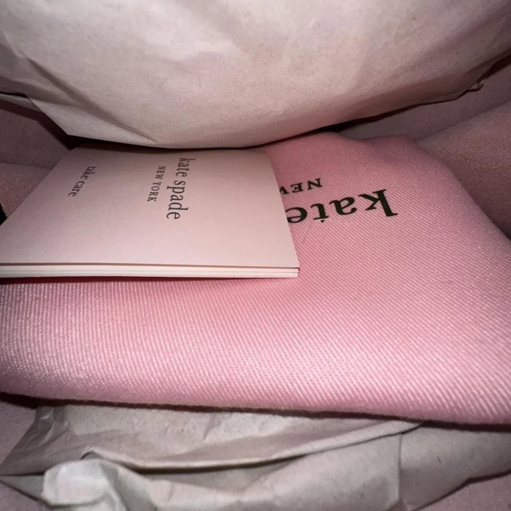 Kate Spade Cat Face Crossbody Bag - Cream and Pink